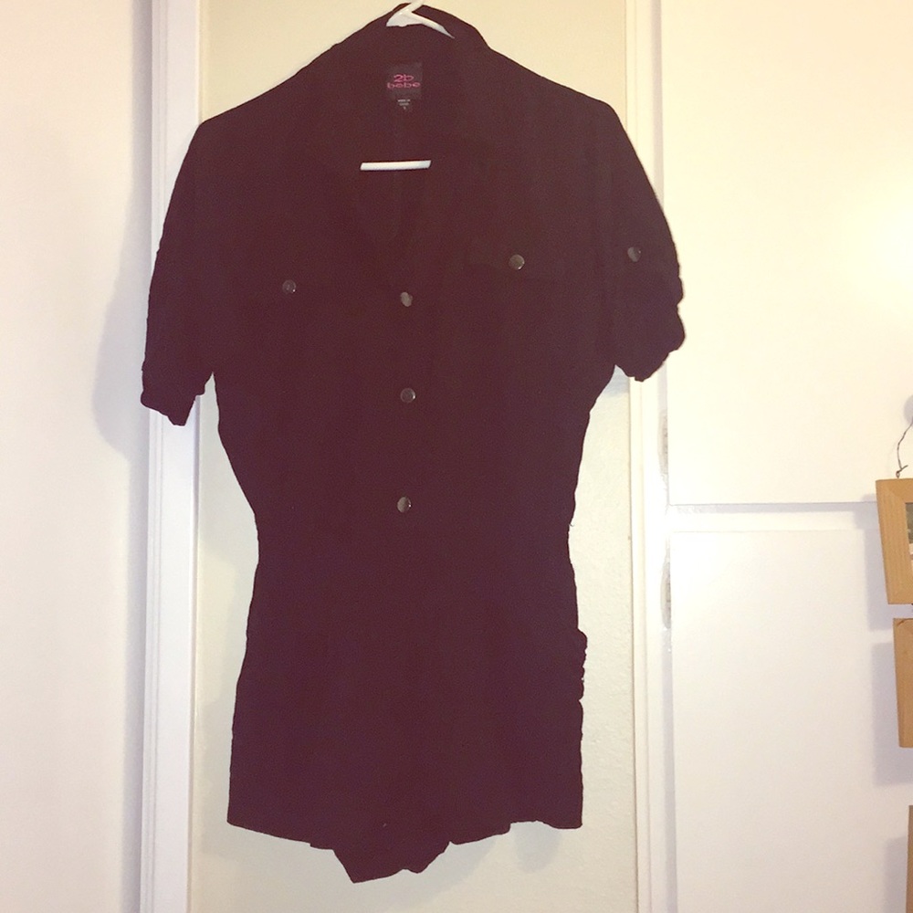 Bebe short jumper/jumpsuit
